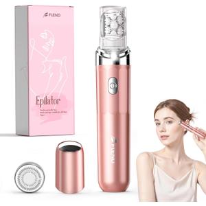 Epilator,2 in 1Facial Hair Removal for Women,Electric Lady Shaver for Face with LED Light Rechargeable,Hair Removal Device Legs/Face/Bikini/Arms,Smooth Epilator Trimmer Travel Kit Set Upgrade