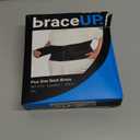 BraceUP Plus Size Back Brace for Woman and Man - Extra Large Lower Back Support with Straps and Compressions, Back Pain Relief, Abdominal Plus Size Binder (4XL 62-74 In)