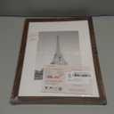 Upsimples 9x12 Picture Frame, Display Pictures 6x8 with Mat or 9 x 12 Without, Wall Hanging Photo Frames, Brown, 1 Pack