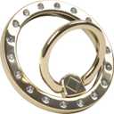 Magnetic Phone Ring for MagSafe Grip [Super Magnet] Stylish Twinkle Ring Holder Stand with, Mag Safe Accessory for iPhone 16/15/14/13 Pro Max Plus