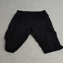 Women's High Waisted Long Swim Shorts - 5''/7''/9''/12" Tummy Control Swim Board Capris Bottoms Swimwear with Liner (Medium, 01-black)