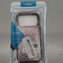 For iPhone 17 Pro Case,Luxury Sparkle Leopard Print Pattern Vintage Cheetah Design,Dual Layer Soft TPU Hard PC Bumper Case,Protective Phone Cover for Women Girls-Brown Leopard Print