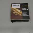 Yeardera Gold Leaf Kit, 100ml Gilding Adhesive and Varnish with 100 Gold Leaf Sheets for Arts, Crafts, Painting, Furniture, and Decoration