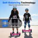XERATH All Terrain hoverboard with Bluetooth Speaker and Led Lights,hoverboard for kids UL 2272 Standard,Self Balancing Scooters a great gift for boys and girls