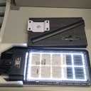 Locontifni 3000W Solar Street Light Outdoor with Motion Sensor & Remote, Super Bright Waterproof Dusk to Dawn LED Floodlight for Driveway, Yard, Parking Lot, Dual-Sided Solar Panel