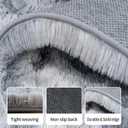 Rug for Living Room Bedroom, 5x7 Area Rugs for Living Room, Ultra Soft Modern Shaggy Carpets Fuzzy Rug for Boys Girls Dorm Nursery Home Decor Aesthetic, Upgrade Non-Slip Durable, Tie-Dye Silver Grey