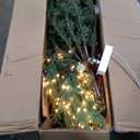 National Tree Company 7.5 ft Pre-Lit Fraser Grande Artificial Christmas Tree, 1,000 Clear Lights, 3,719 Tips, Includes Stand, Green