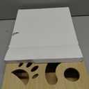 Interactive Wooden Cat Puzzle Toy Box Indoor Hunting Play Toy to Stimulate Your Cats Energy and Instincts (Burlywood)