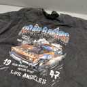 Men's Graphic Oversized Short Sleeve Tee Shirt Y2K Vintage Cool Acid Wash Streetwear T-Shirts, Size XL