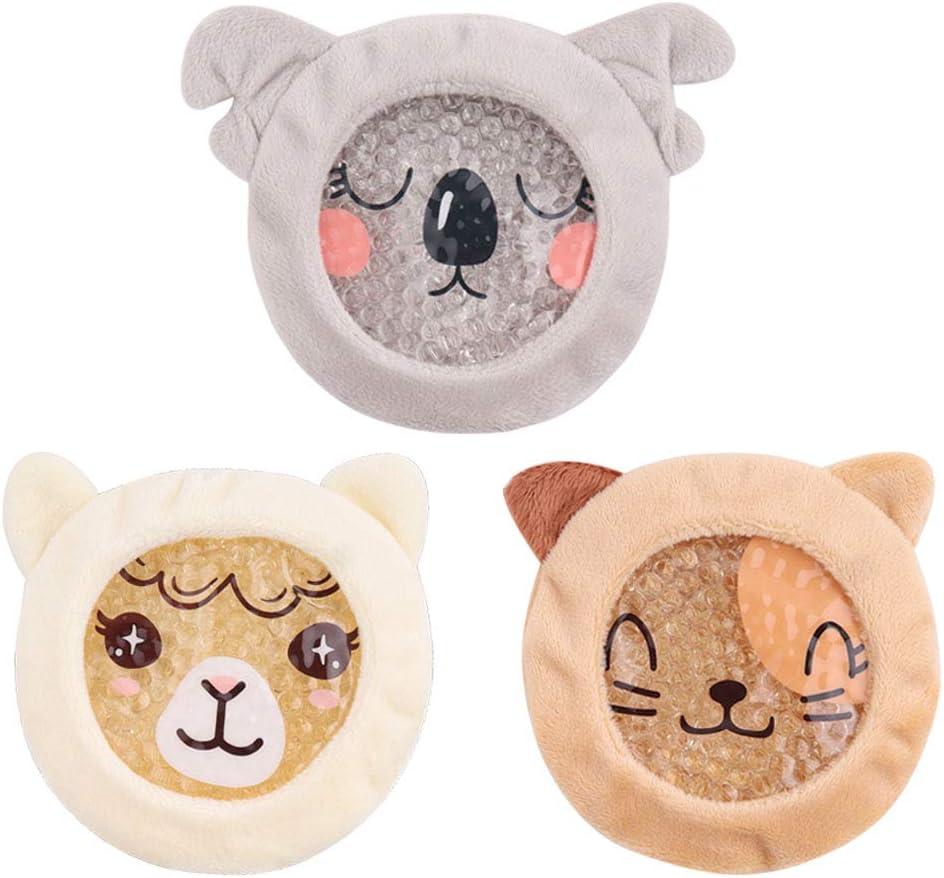 Hilph Kids Ice Packs for Boo Boos, FSA Eligible, HSA Approved, 3 Gel Toddler Cold Packs with Cute Cover for Injuries Reusable, Hot Cold Compress for Pain Relief, Toothache, Wisdom Teeth, Fever