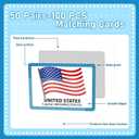 Gisgfim 100 PCS Memory Matching Game Flags of The World Concentration Memory Card for Kids and Adults Learning Educational A Fun & Fast Countries of The World Matching Games