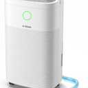 80 Pints/Day Compressor Dehumidifier for Home up to 5,500 Sq.Ft, Dehumidifier with Drain Hose, Humidity Control, 3 Modes, 24H Timer, Water Tank, Child Lock for Bathroom, Basement, Bedroom