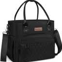 MIYCOO Lunch Bag Lunch Box Women - Leakproof Insulated Lunch Cooler Bag for Men Women - Large Lunch Tote Bags Adults, Black
