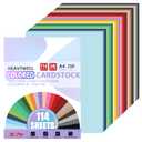 OcePor 100 Sheets Christmas Green Cardstock Paper, Colored Printer Paper 8.5 x 11, Card Stock Thick Construction for Craft,ScrapbookOffice Printing, Invitations, Certificates92 lb/250gsm