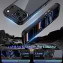 for iPhone 17 Pro Max case,Crystal Clear Hard PC Back +Soft TPU Frame Shockproof Military-Drop Protection,Classic Hybrid Case for iPhone 17 Pro Max-6.9"(Black)