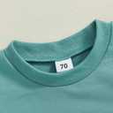 YINGISFITM Toddler Baby Boy Girl Easter Outfit Short Sleve Bunny Shirt Top Bunny Shorts Kids Easter Clothes Summer clothing (Green)