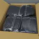 12 Pack Black Tablecloths 60x126 Inch Table Cloths for 8 Foot Rectangle Tables, Wrinkle Resistant Washable Rectangular Fabric Table Cover for Dining Wedding Banquet Camping Party