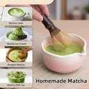 Handcrafted Kurotake Shin Chasen Matcha Whisk (1-Piece), Matcha Wisk for Ceremonial Grade Matcha Powder, Dark Bamboo Whisk, Artisan Made Ceremonial-Grade Macha Whisks