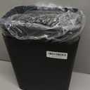 2 Pack 2.7 Gal Bathroom Trash Can with Lid, Automatic Trash Can Small Smart Garbage Can Touchless, Slim Motion Sensor Waterproof Plastic Trash Bins for Bedroom Office Kitchen Toilet Black