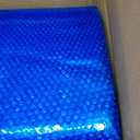 Solar Pool Cover 12 Ft Diameter Round Solar Blanket for Above Ground Inground Pools, Hot Tub SPA Bubble Wrap Pool Protector, 12 Mil Circle Thermal Covers Floating Blanket Mat for Swimming Pools