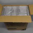 ClearSpace Modern Plastic Storage Bins with Lids Perfect Kitchen Organization or Pantry Fridge Organizer, 8 Pack, Transparent, Rectangular, 12.5" x 6" x 7", 9L Capacity, 8 Compartments