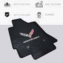 Lloyd Mats Custom-Fit All-Weather Rubber Floor Mats for Corvette C7 2014-2019 2pc Set