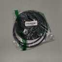 CAT6 Ethernet Cable 33 FT, Bare Copper UTP Internet Network LAN Patch Wire, High-Speed Cat 6 Cord for Gaming, Computers, Routers - Black