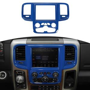 RT-TCZ for RAM Center Dash Control Panel Trim Cover for RAM 1500 2011-2017 Blue Interior Accessories 1pc