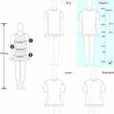 Men's Letter Graphic Tees Casual Vintage Crewneck Short Sleeve T Shirts Summer Tops Streetwear (M)