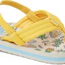 Reef Toddler/Little Kid Ahi Beach Flip Flop, Soft Cushion Footbed, Water Friendly, Backstrap (Hawaiian Pizza)