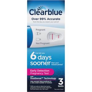 Clearblue Early Detection Pregnancy Test, 3 Ct