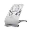 Ergobaby Evolve 3-in-1 Bouncer, Adjustable Multi Position Baby Bouncer Seat, Fits Newborn to Toddler, Light Grey