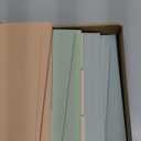 SUNEE File Folders Letter Size 10 Pastel Colors, 100 Pack Manilla Folders 8.5 x 11 1/3-Cut Tabs, Colored File Folders Office Home School for Documents Files Paper