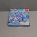 200 PCS Magnetic Blocks, Light Up & Transparent Magnetic Building Block for Blue Snow Princess Castle, Magnet Cubes Frozen Toys for Girls Age 3 4-8 8-12 Birthdays Gift for Kids