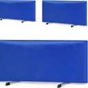 3 Pack Pickleball Ball Barrier - Portable Indoor/Outdoor Court Dividers & Edge Guards, Brandable Court Marking Kit with Non-Slip Design for Pickleball Courts (Blue)