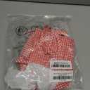 Women Y2K Gingham Plaid Tank Top Lace Trim Sleeveless V Neck Cami Shirt Button Up Tie Shoulder Slim Straps Camisole (Small)