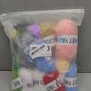 YOKISS 8Pcs Beginner Crochet Starter Kit, Creative Christmas Gifts & Birthday Gifts for Adults & Kids, Popular DIY Patterns, 40% Extra Yarn Crochet Animals Kits with Step-by-Step Video Tutorials