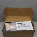 Zakkart Cat Perch for Window Sill with Bolster - Orthopedic Hammock Design with Premium Hardwood & Robust Metal Frame - Cat Window Seat for Large Cats and Kittens - Natural Color Wood Gray Bed, 24''W