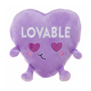 Holiday Home 9.5 Inch Purple Heart Plush