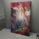 KREATIVE ARTS Canvas Prints Wall Art Cosmic Cloud Stars Nebula Night Sky Picture by NASA Modern Wall Decor Home Decoration Stretched Gallery Canvas Wrap Giclee Print Ready to Hang 24''x36''