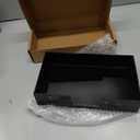 Acrylic Guest Towel Napkin Holder,Black Bathroom Paper Hand Towels Storage Tray,Disposable Paper Towel Holder for Bathroom,Kitchen,Parties,Weddings, Hotel and Restaurant