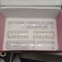 FFUW 24 Pcs Floating Candles 12 Glass Vases for Centerpieces with 400 Acrylic Fake Ice Cubes 6 Pearl String Vase Filler Floating Candle Centerpieces for Tables Party Event Wedding Home Decor