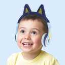 Bluey Bluetooth Headphones for Kids, Volume Reduced Wireless Headphones for School Home or Travel (Bluey)