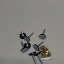 Furniture Leveler PTFE(Teflon) Bottom(28mm Base),Threaded Shank(1/4-20) Adjust Pads,Table/Chair/Cabinet/Sofa Medium Adjustable Legs Leveling,Nuts Installation and Floor Protection(8 Pack)