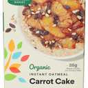 365 by Whole Foods Market, Organic Instant Oatmeal, Carrot Cake, 8 Count, 11.3 Ounce (EXP 06/30/26)