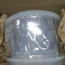8/10/12 Inch Clear Nursery Pots with Drainage and Sacuers, 15 Pack Plastic Pots for Plants Indoor Outdoor, Variety Large Clear Pots for Flowers, Succulents (8/10/12inx5pcs)