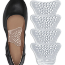Dr. Archrevive Arch Support Inserts Women, Customizable 3Height System for Plantar Fasciitis, NonSlip Invisible BioGel, Butterfly Contour for Heels, Flats & Sandals (2 Pairs, Low Arch)