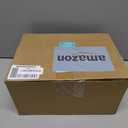 vensovo 2PCS 8 Inch Plastic Pumpkins for Decorating - Black & Orange Large Artificial Foam Pumpkins for Fall Decor, Halloween, Thanksgiving, Paintable for DIY Crafts & Centerpieces