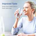 AQUA CREST GXRLQR Under Sink Water Filter, NSF/ANSI 401 Certified, Replacement for GE SmartWater Twist and Lock In-Line GXRLQR Water Filter, Reduces PFAS, PFOA/PFOS, 3 Pack