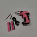Hi-Spec Electric Screwdriver 27pc 3.6V Pink USB Small Power Screwdriver Set. Cordless & Rechargeable with Driver Bit Set
